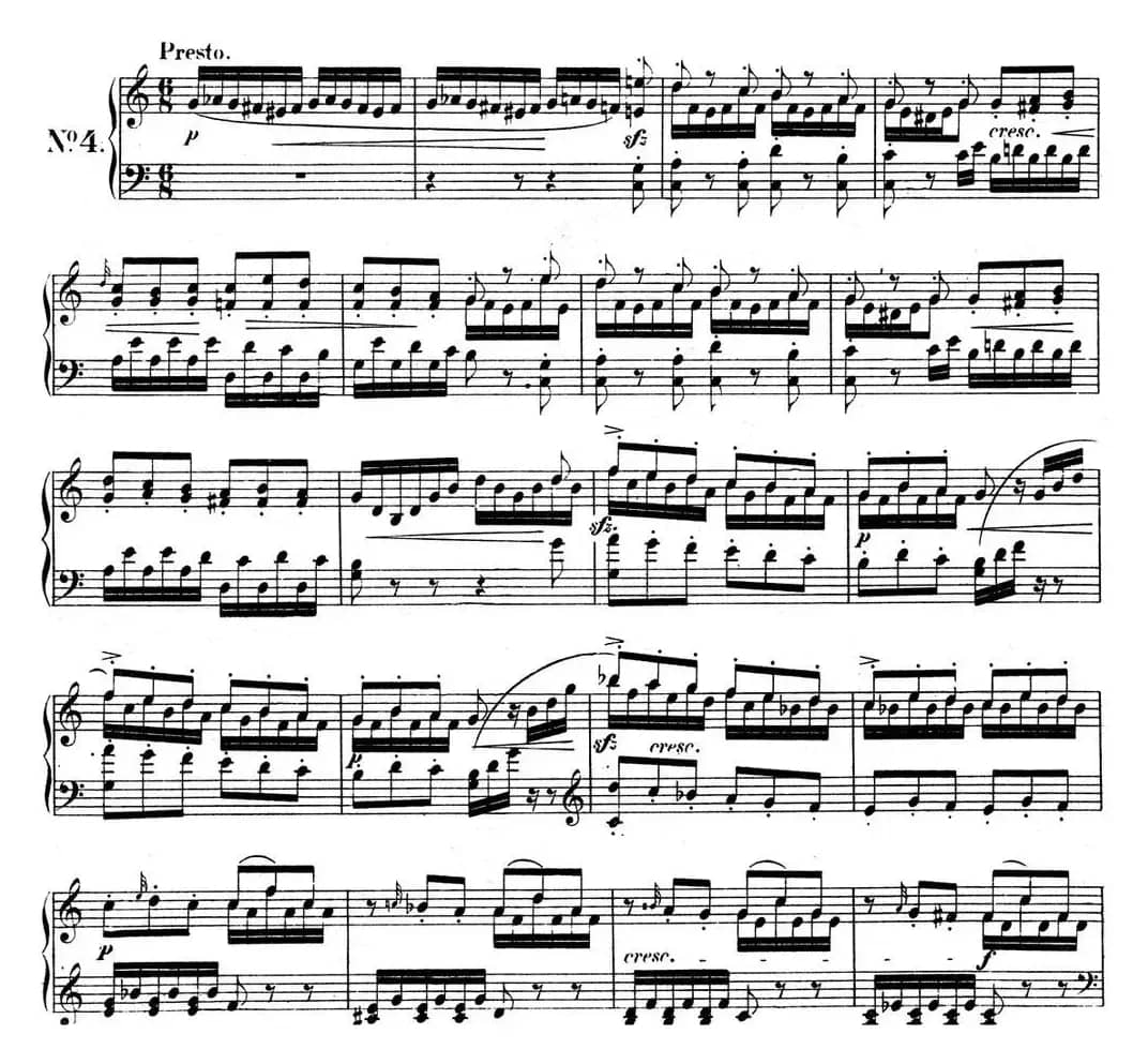 门德尔松无词歌Op.67（NO.4）