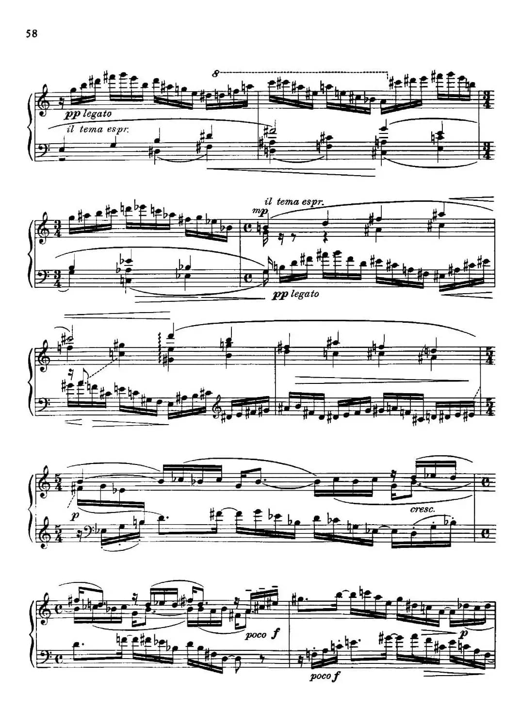 塞缪尔·巴伯 - 降e小调钢琴奏鸣曲 op.26 v.4