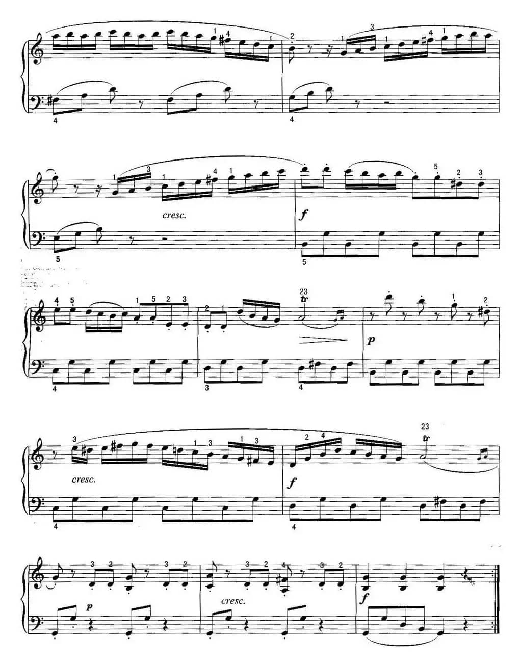 不可不弹的世界钢琴名曲：小奏鸣曲Op.36-3