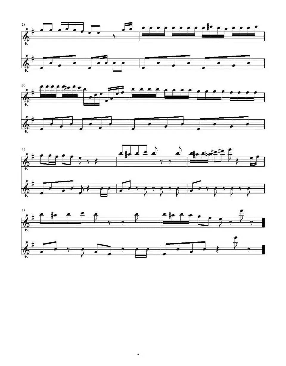 Title Theme of Angry Birds（《愤怒的小鸟》主题曲））（二重奏）