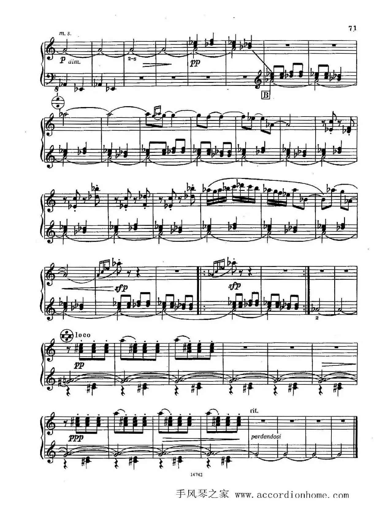 佐罗塔耶夫-六首儿童组曲之六