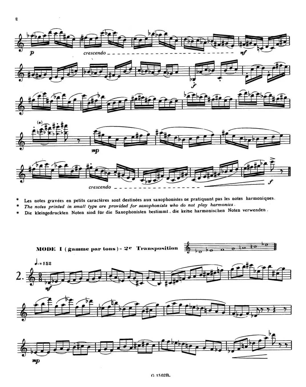 拉库尔萨克斯管练习曲28首（1—5）