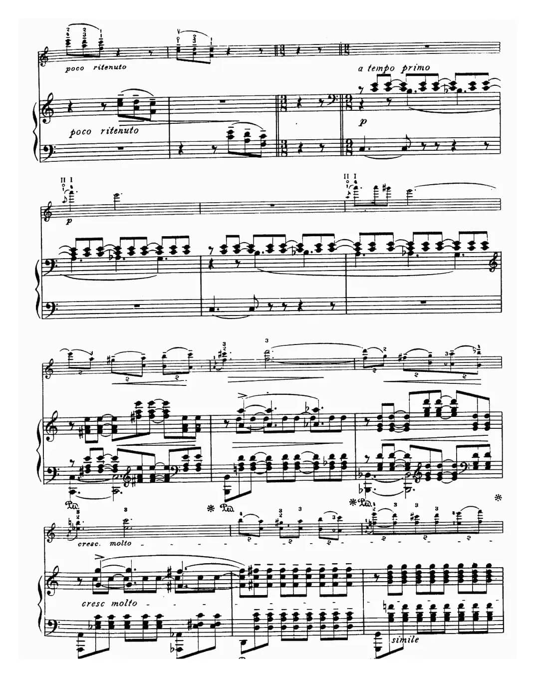 夜曲（格里格作曲版、小提琴+钢琴伴奏）