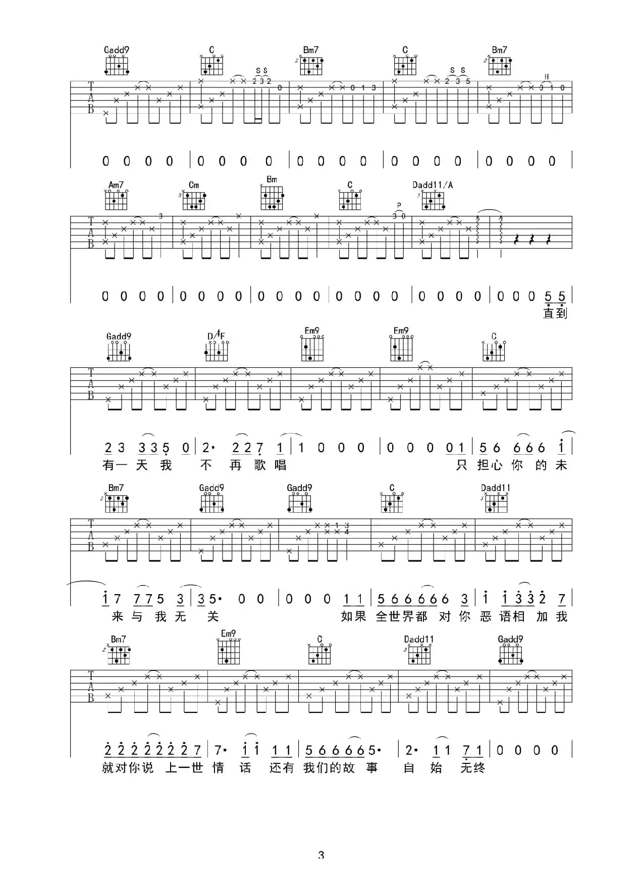 傲寒（又又吉他编配版）