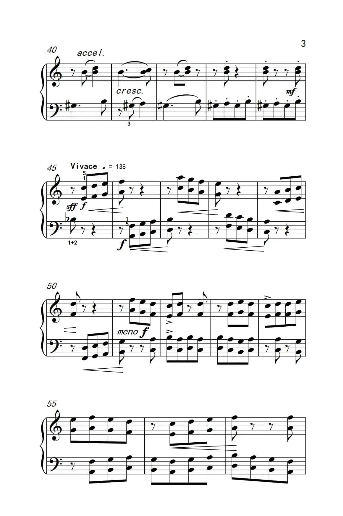 民间曲调变奏（巴托克 小宇宙 钢琴教程 4）