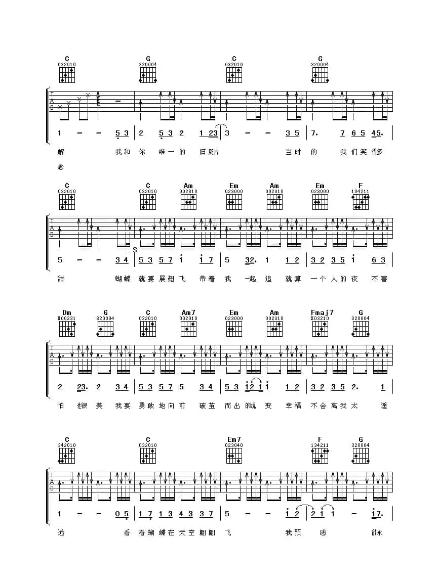 蝴蝶（阿潘音乐工场编配版）