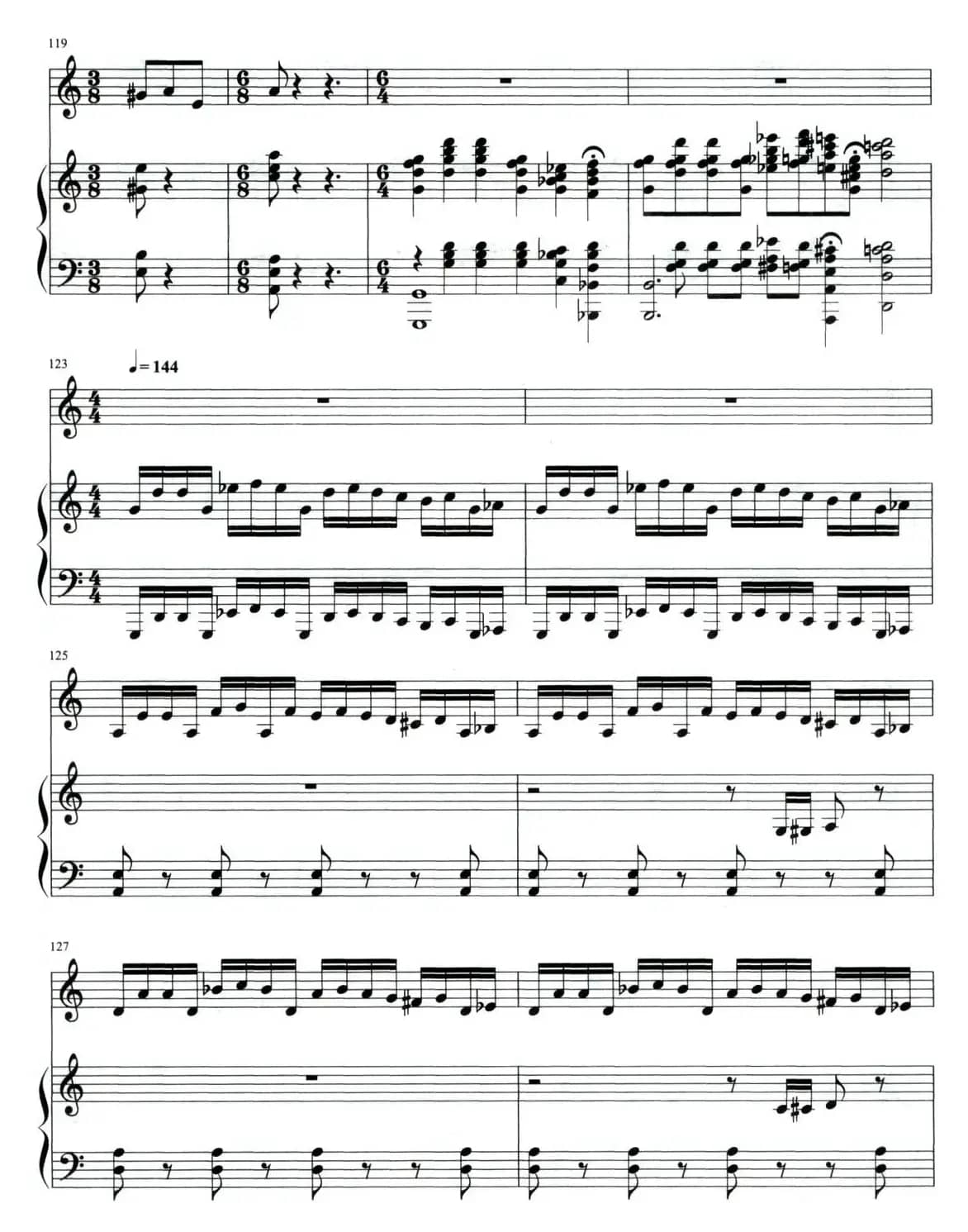 第一板胡幻想曲（中音板胡独奏+钢琴伴奏）