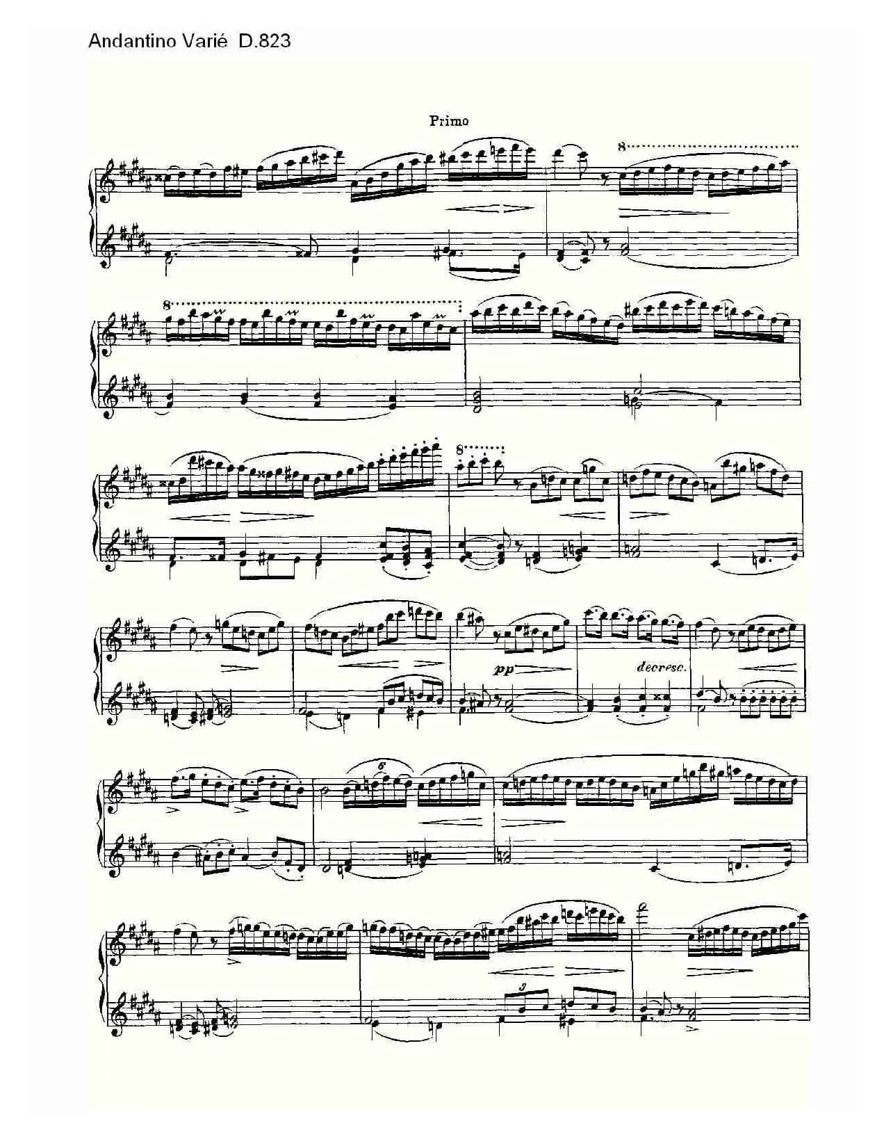 Rondeau Brillant D.823（光辉回旋曲 D.823）