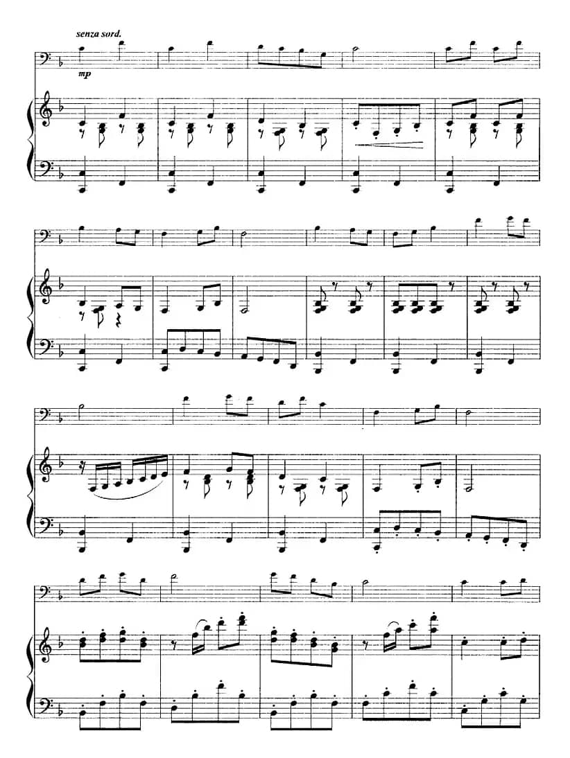 打靶归来（长号+钢琴伴奏）