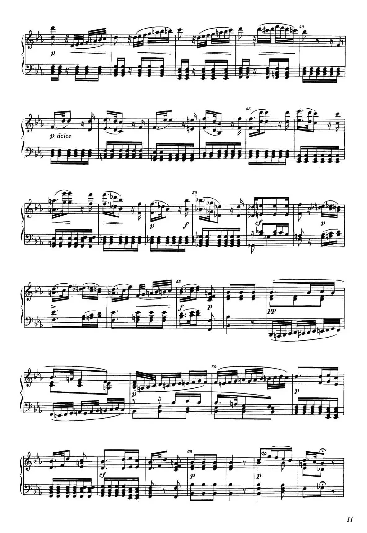 降B大调钢琴奏鸣曲 （Piano Sonata in B-flat Major Op.1）