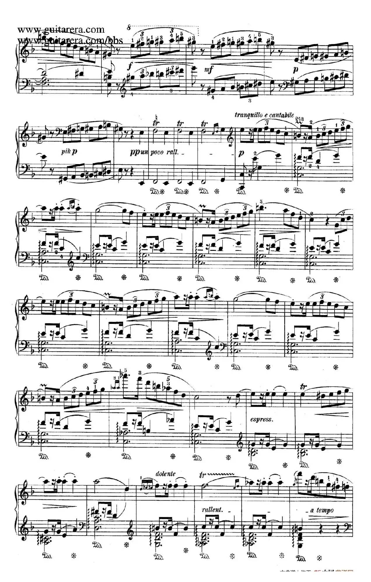 Rondo A La Mazurka Op.5（F大调玛祖卡舞曲型回旋曲）