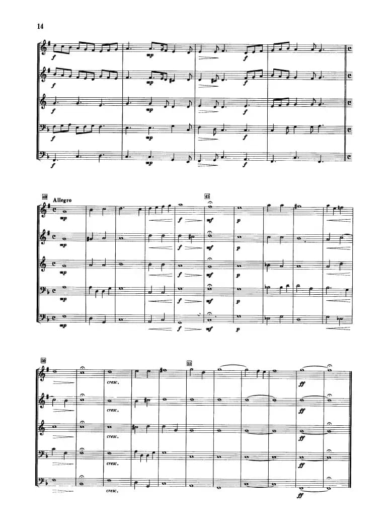 铜管乐重奏曲：序曲