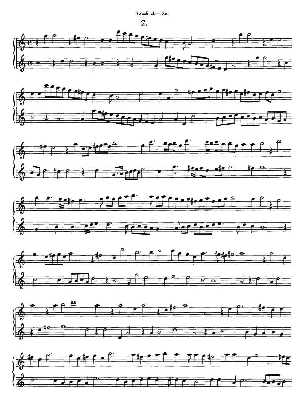 斯威利克长笛二重奏