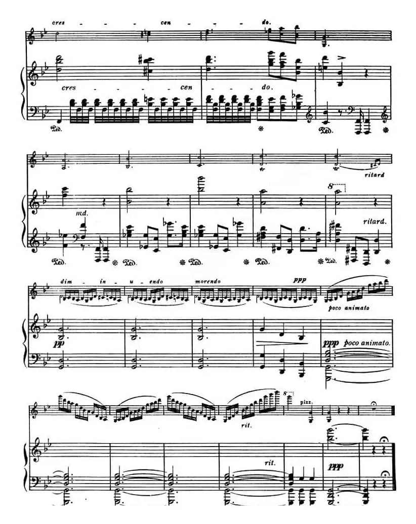 LEGENDE Op.17（传奇）（小提琴+钢琴伴奏）