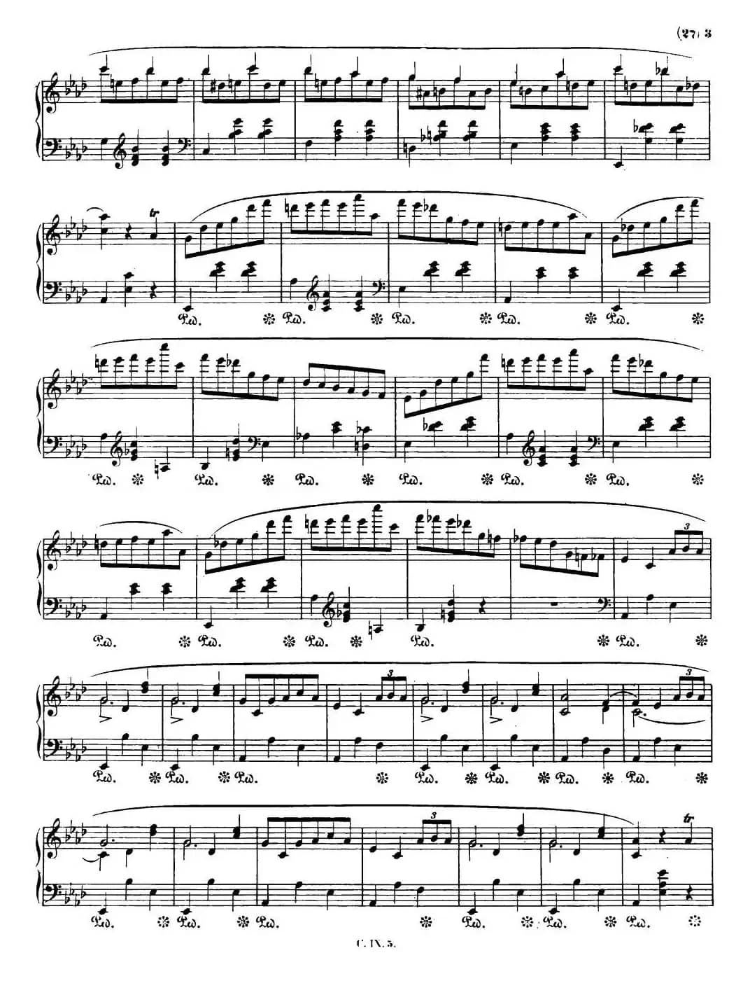 降A大调圆舞曲Op.42