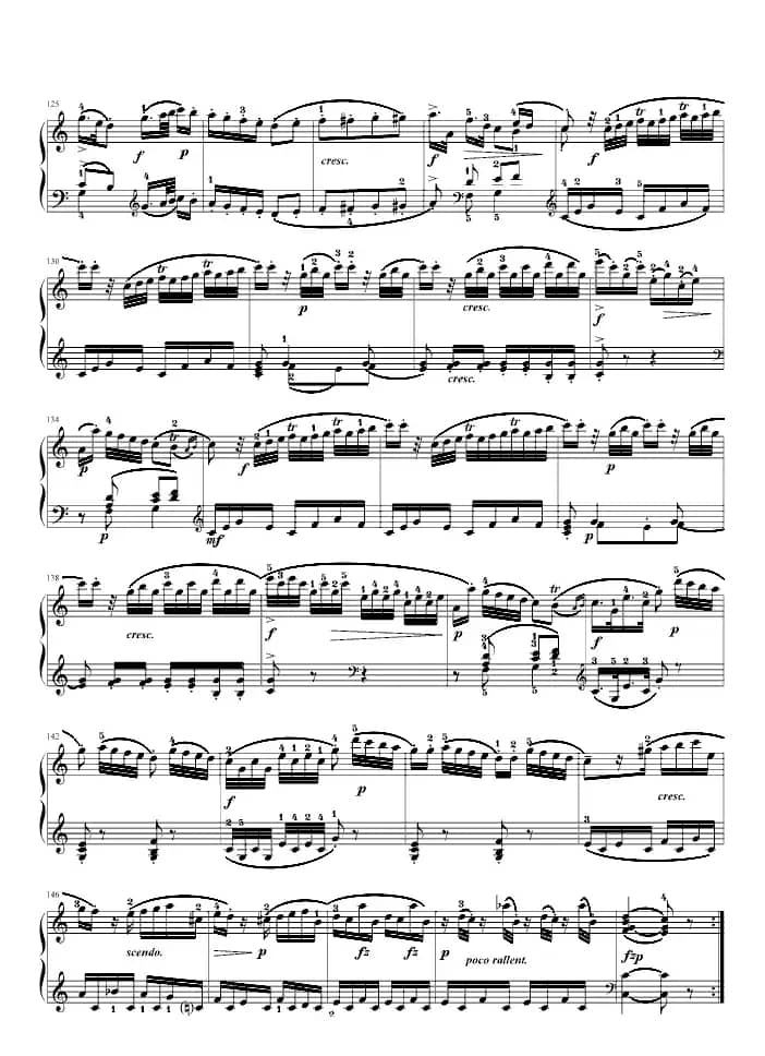 莫扎特C大调第十钢琴奏鸣曲