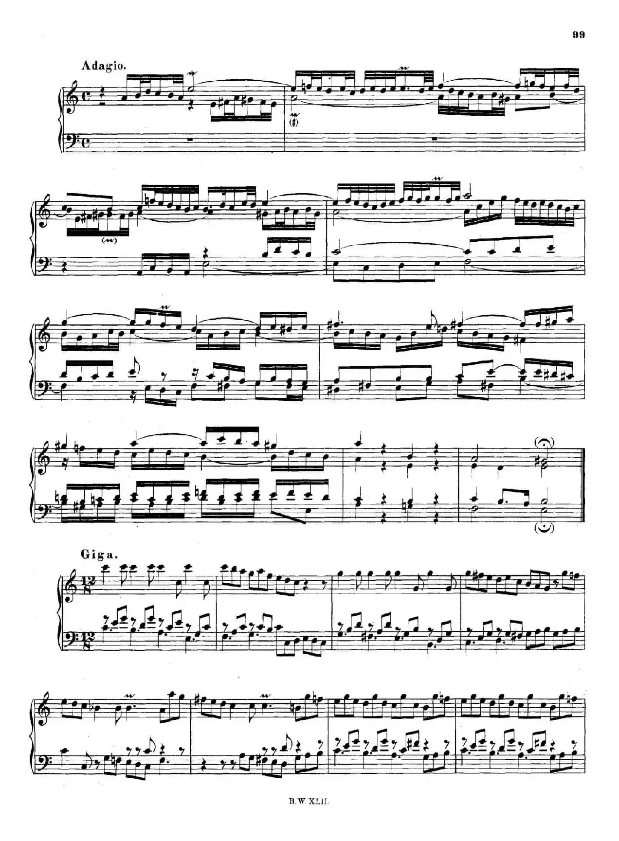 16 Concertos BWV 972-987(十六首为独奏古钢琴而作的协奏曲)(P41——50)