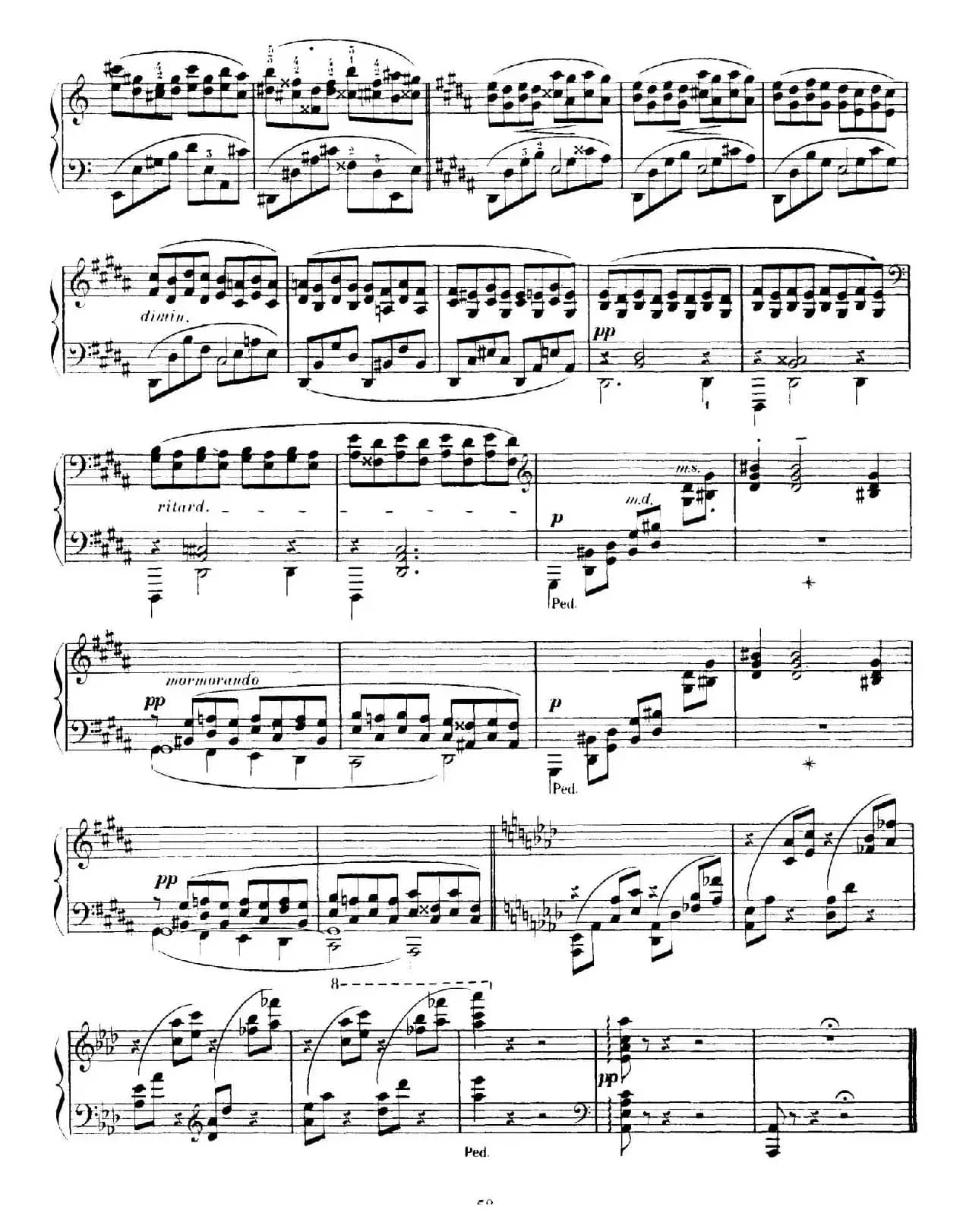 15 Etudes de Vortuosite Op.72(15首辉煌练习曲·13)