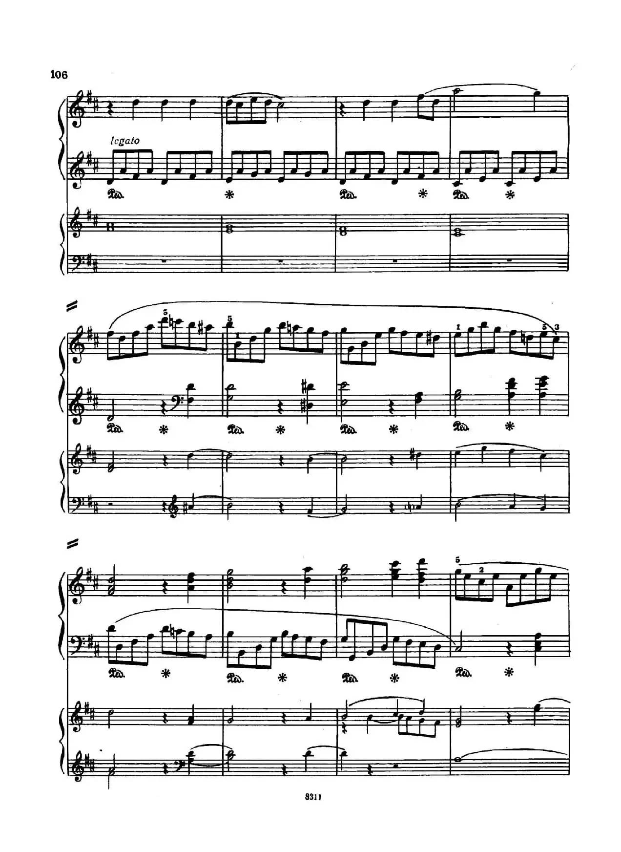 Concerto no 5 K 175 - 2 Piano（Ⅲ）