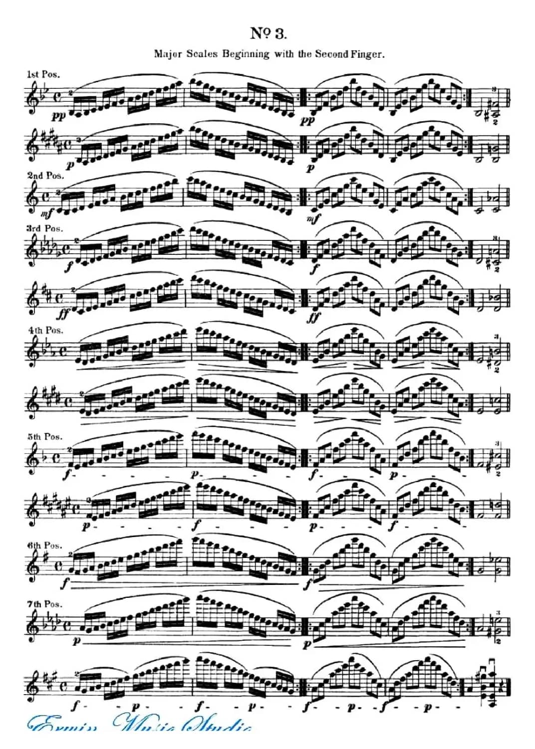 赫利美利《小提琴音阶练习》（Hrimaly《Scale Studies》）