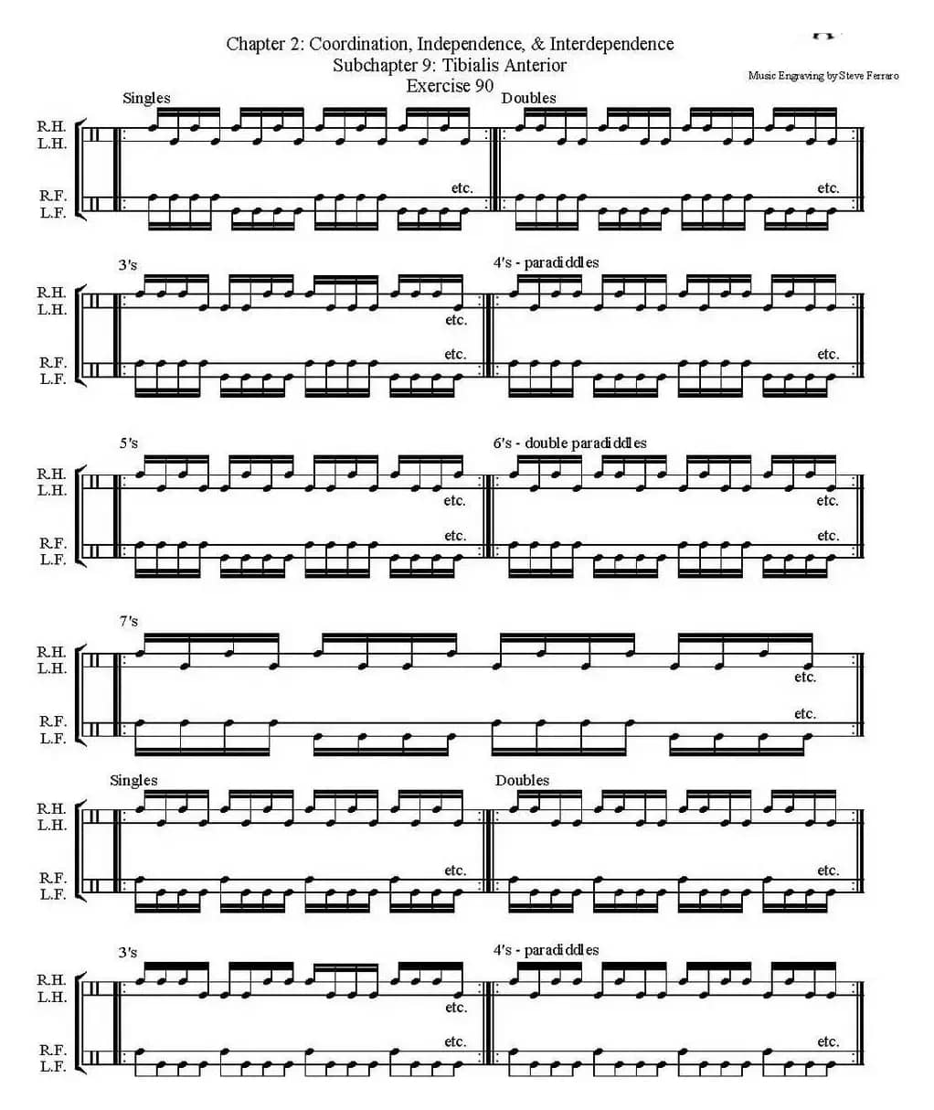 Thomas Lang - Creative Coordination（架子鼓双踩教程P26-50）