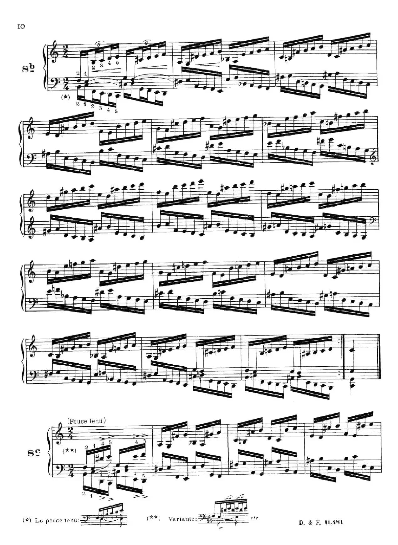 51 Exercises, WoO 6（51首钢琴练习 8—12）