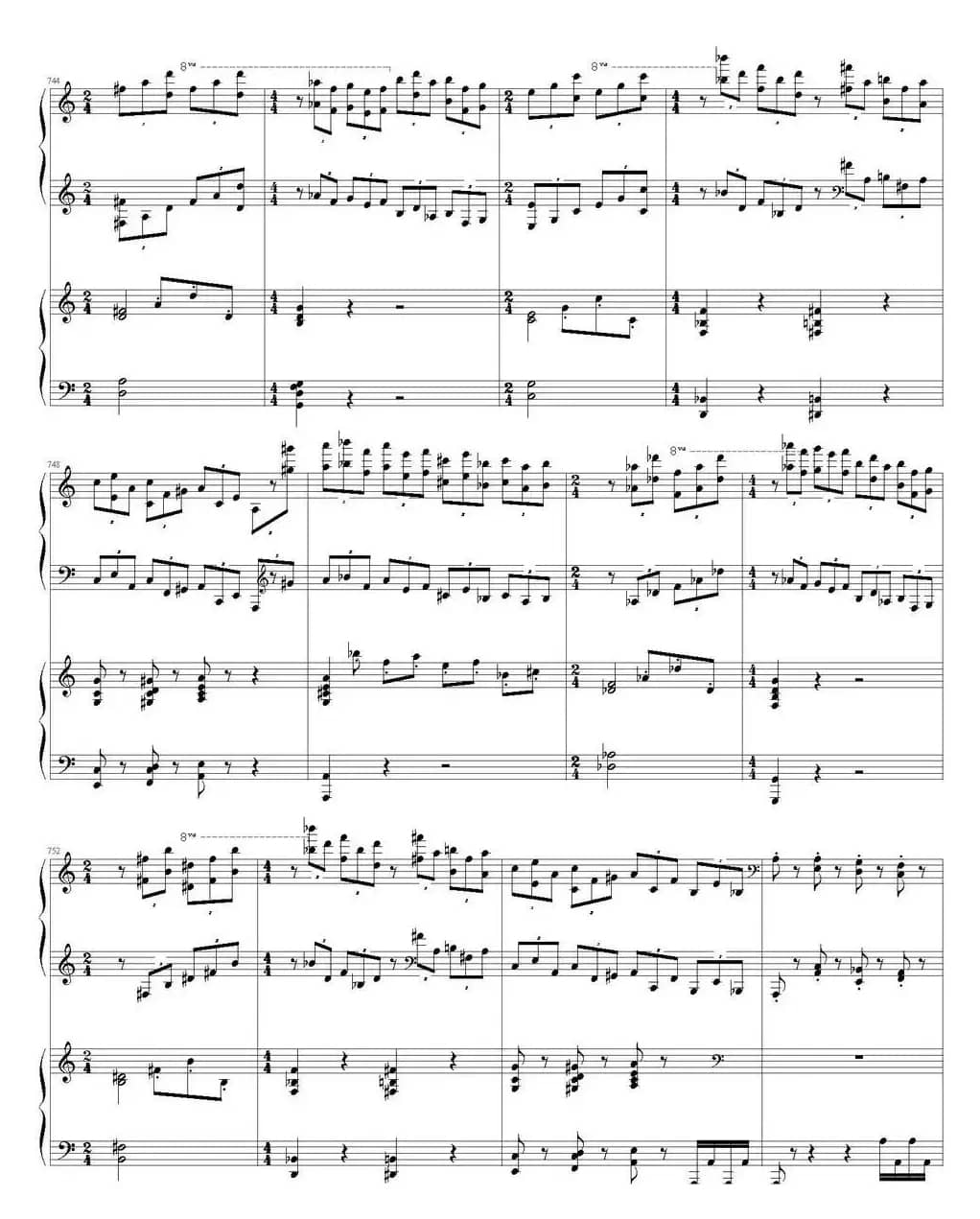 帕格尼尼主题狂想曲（Rhapsody on the theme by pagenini）