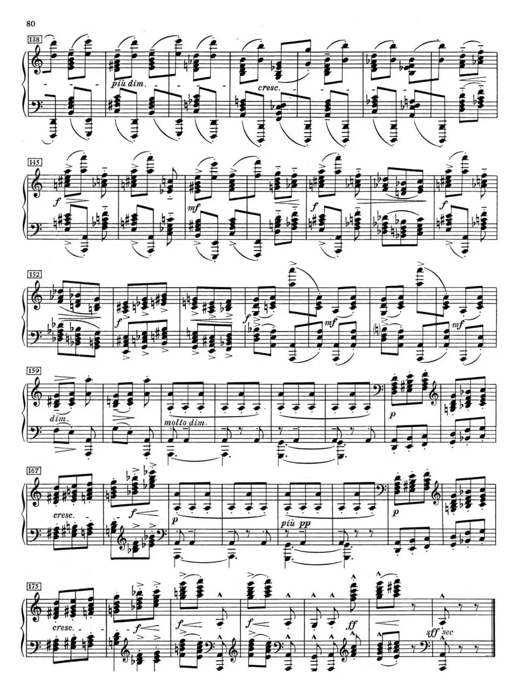 德彪西12首钢琴练习曲（12 和弦练习v1.0 accords）