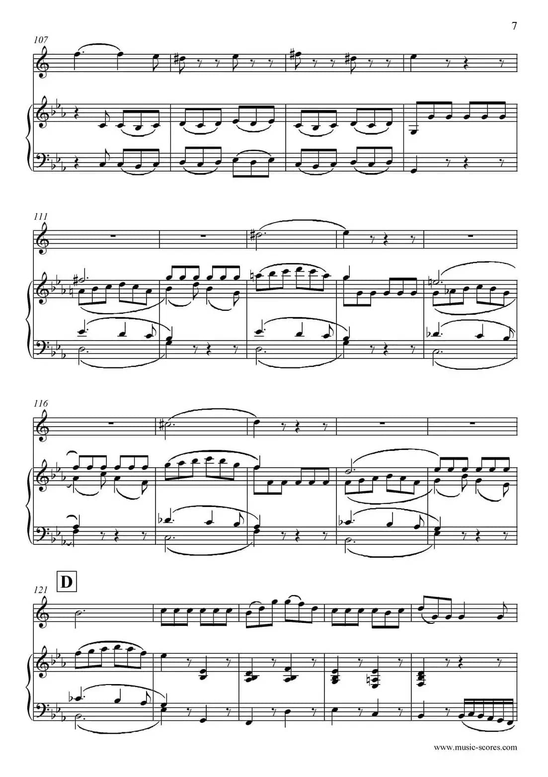 Mozart：Concerto KV495 No.4-3st Rondo 回旋曲（上低音萨克斯+钢琴伴奏）