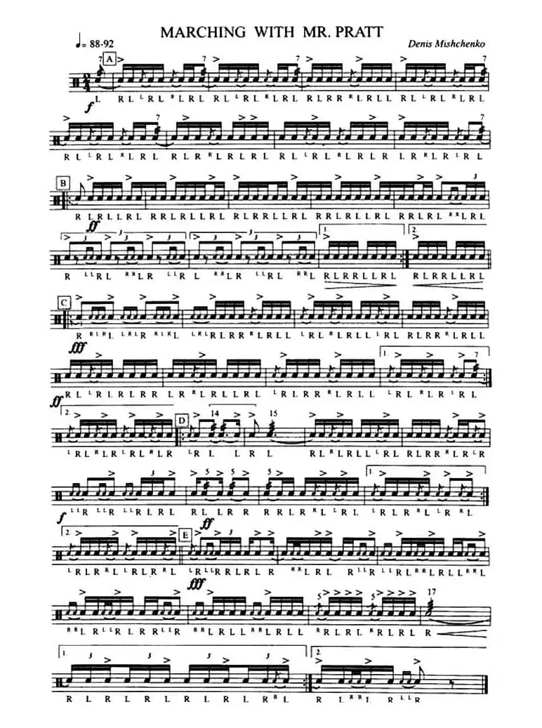 超正规军鼓独奏练习（8）