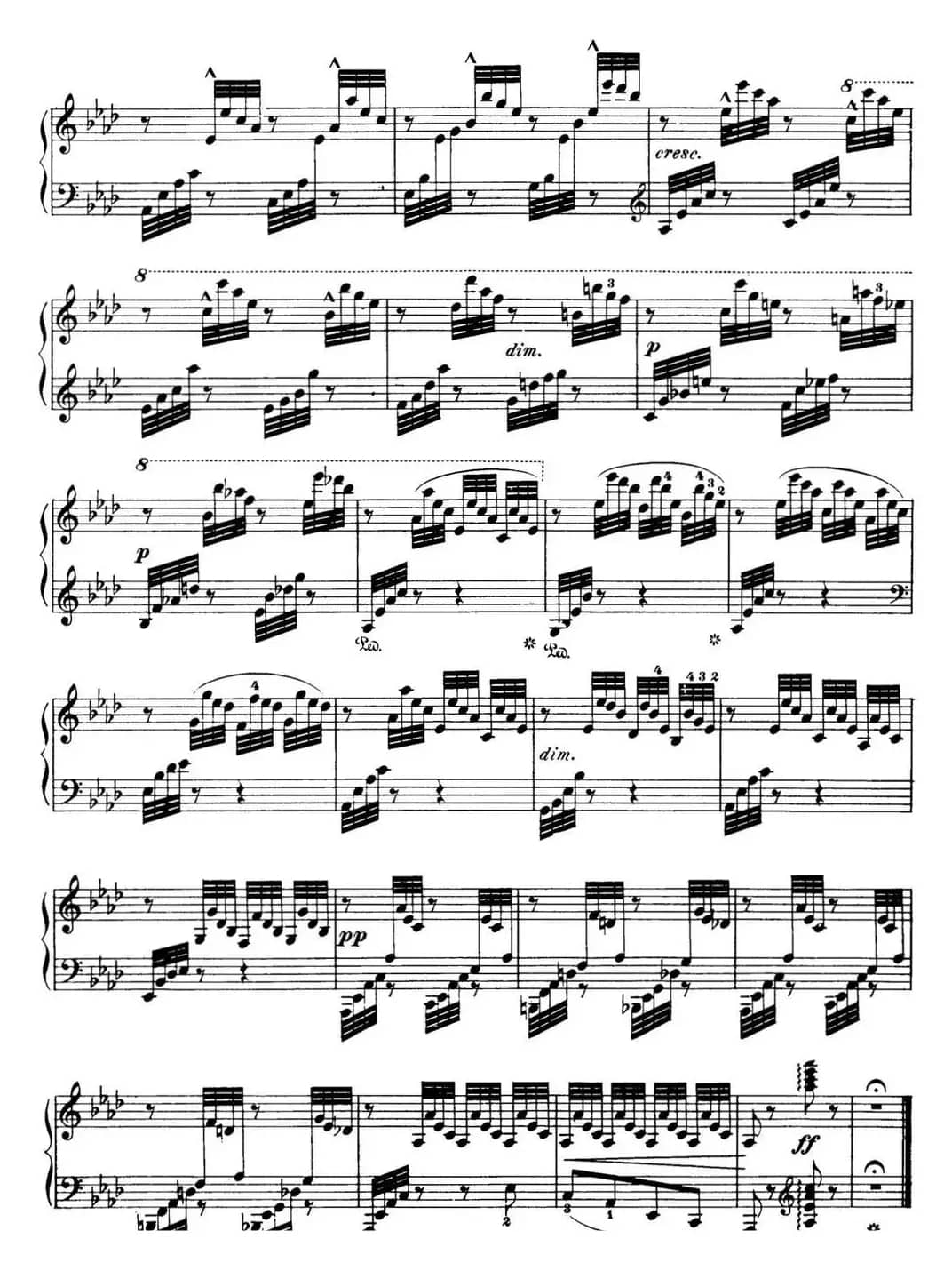 50首车尔尼Op.740钢琴手指灵巧技术练习曲（NO.6）