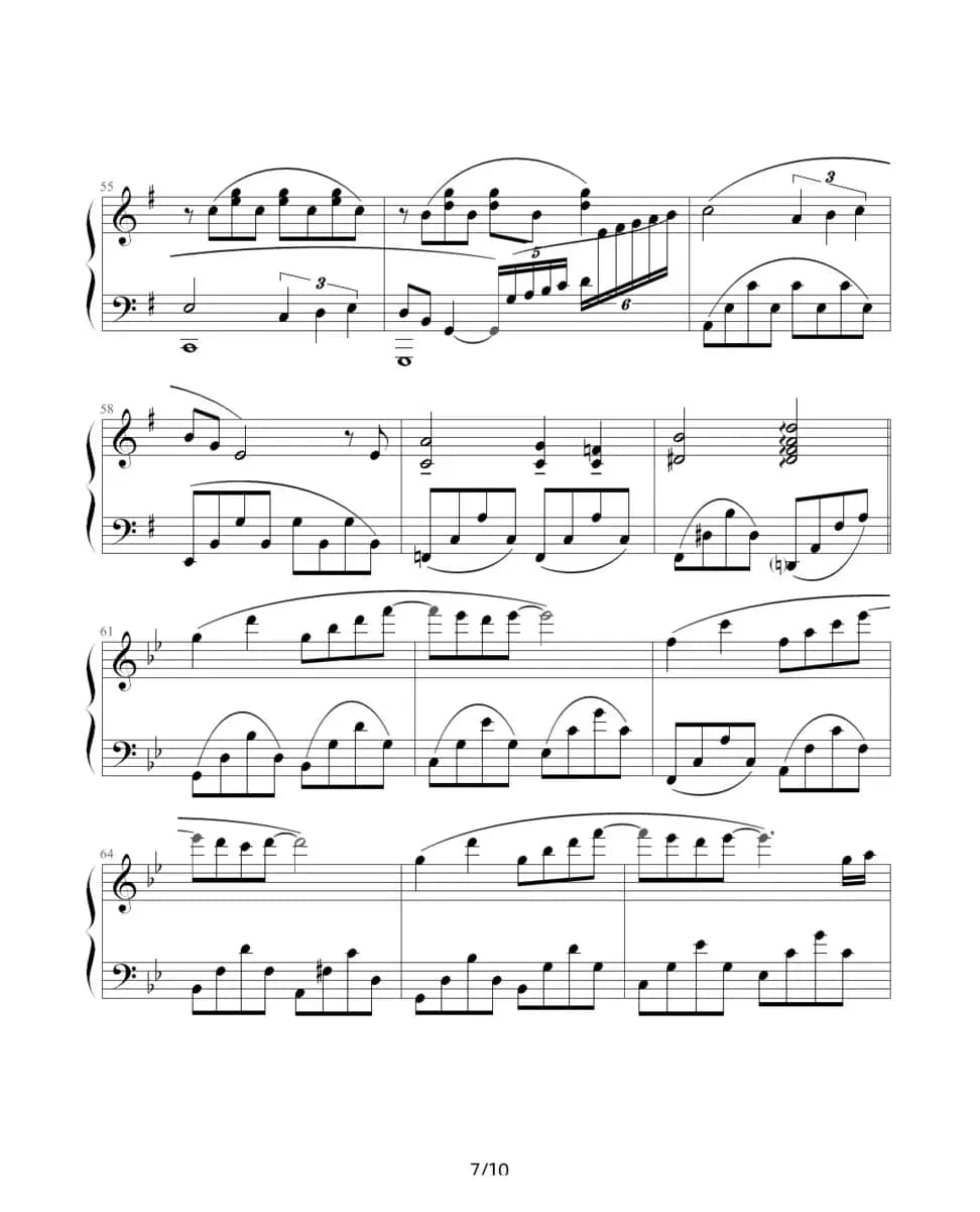 星空的旋律（滴漏制谱版）