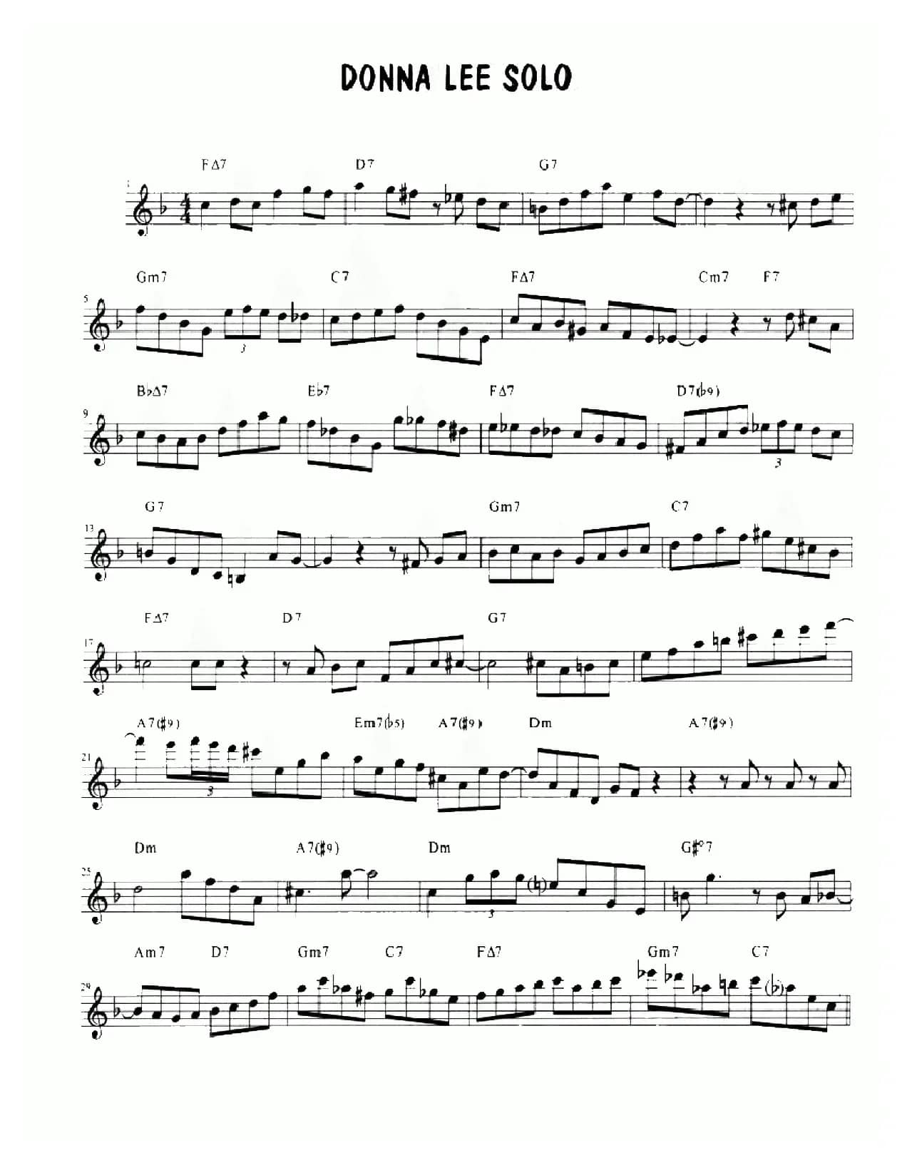 Samba Minor Chord Solo