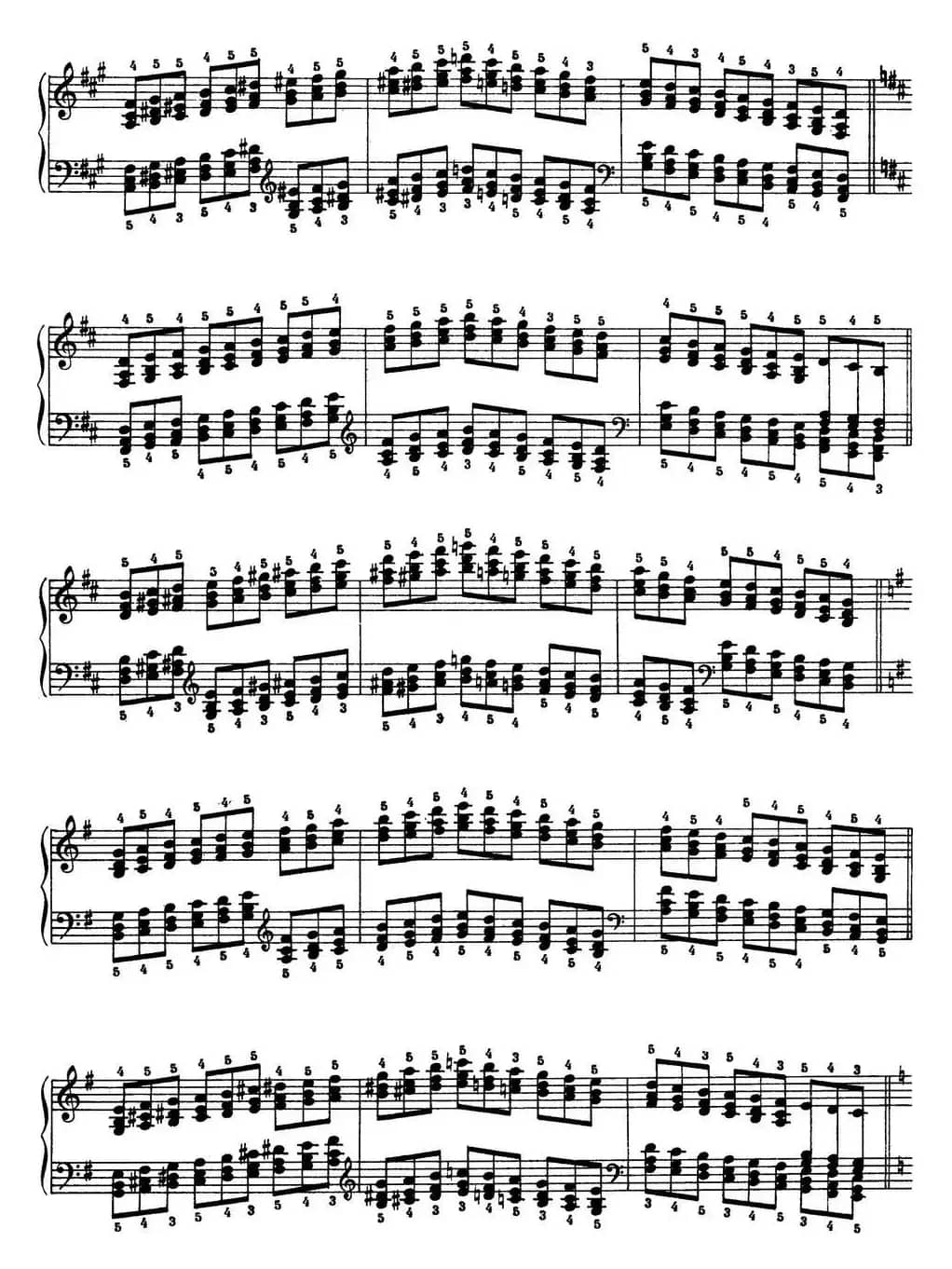 Technical Exercises S.146（李斯特钢琴技巧练习 BOOK Ⅶ）