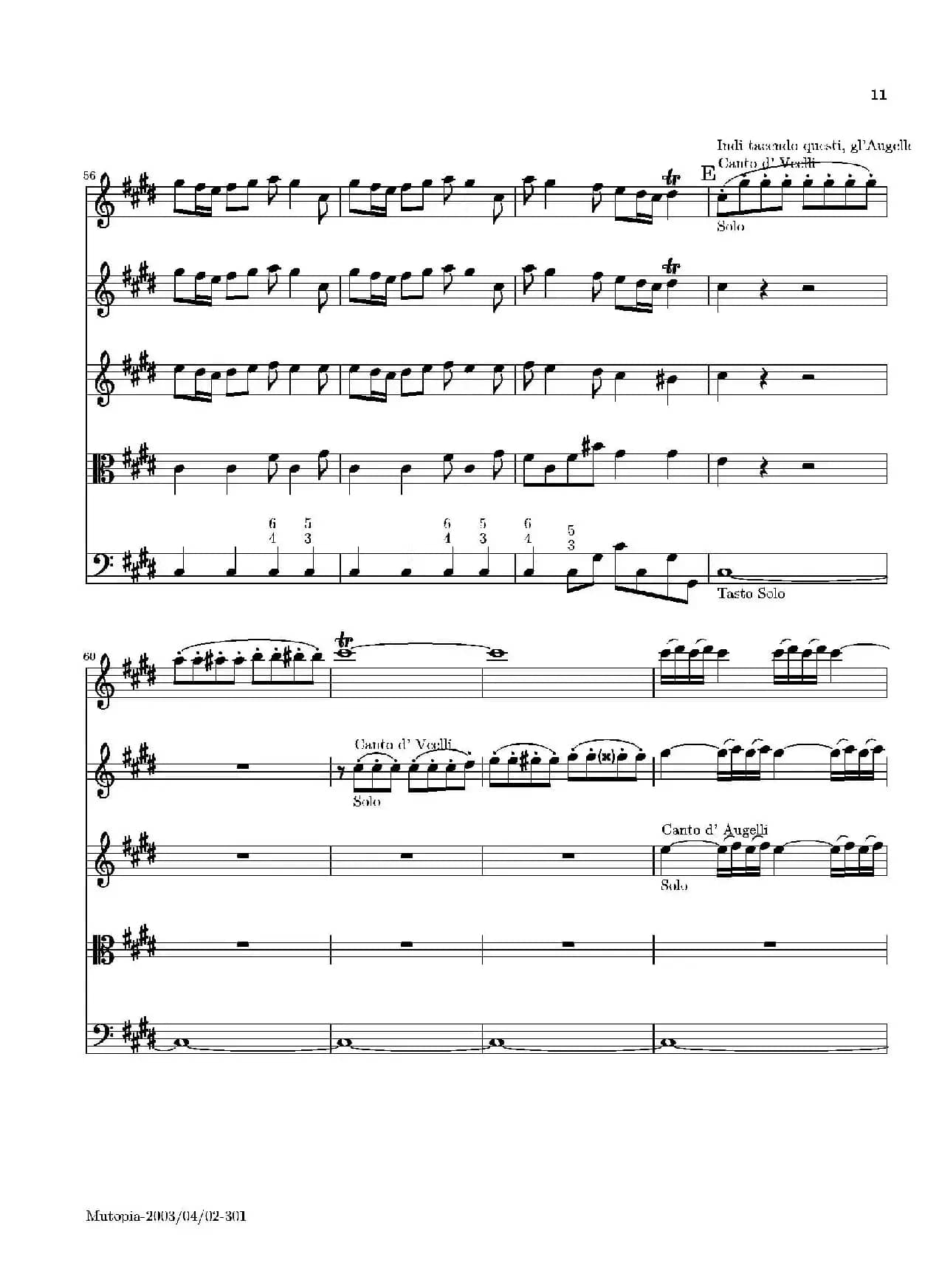 La Primavera·Spring（四季·春）（弦乐协奏曲总谱）