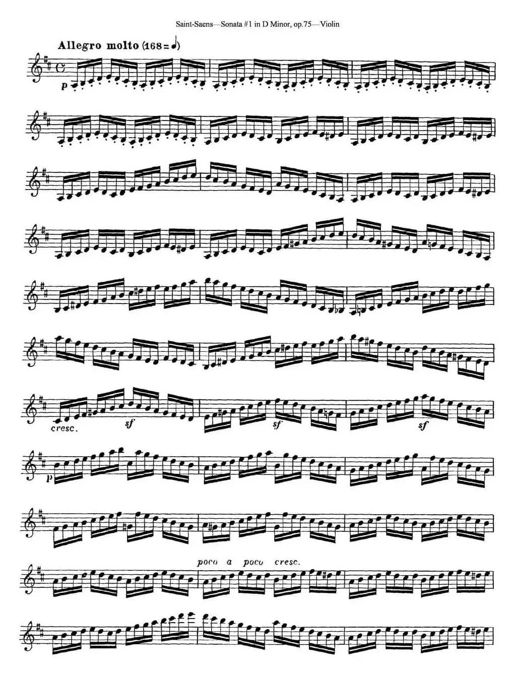 Violin Sonata No.1 in D Minor Op.75