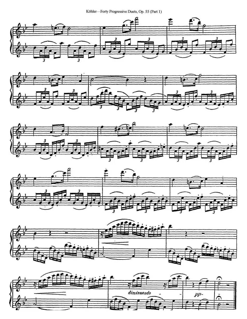 柯勒40首长笛提高练习曲OP.55（NO.23）