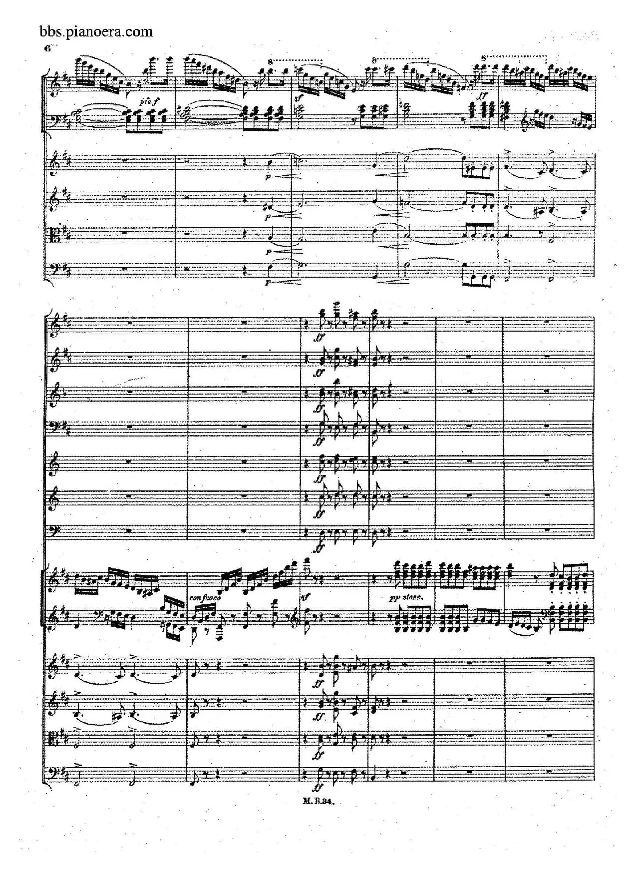 Capriccio Brillante in B Major Op.22（B大调华丽随想曲·钢琴+乐队总谱）