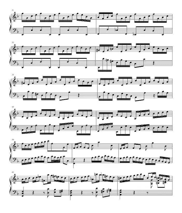 Concerto（巴赫第一键盘乐协奏）