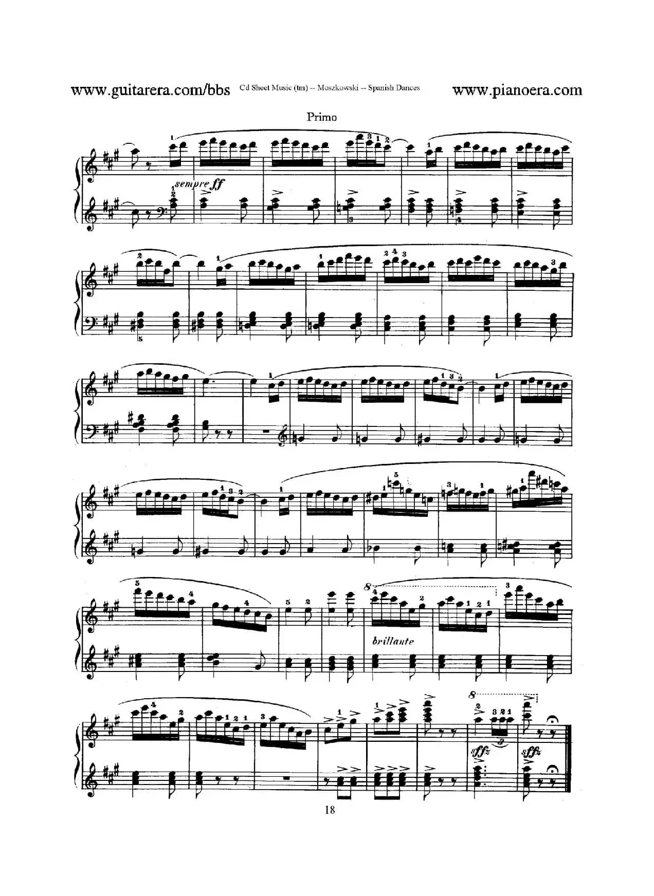 Spanish Dances Op.12（西班牙舞曲·四手联弹版）