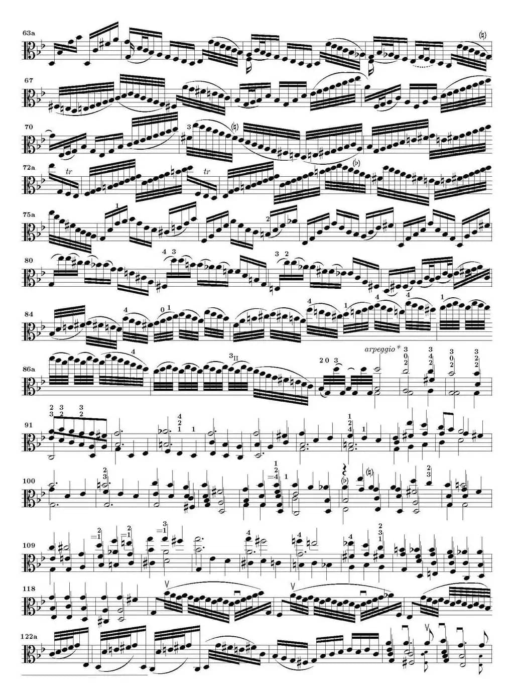 Bach Sonata BWV1004（无伴奏小提琴组曲）