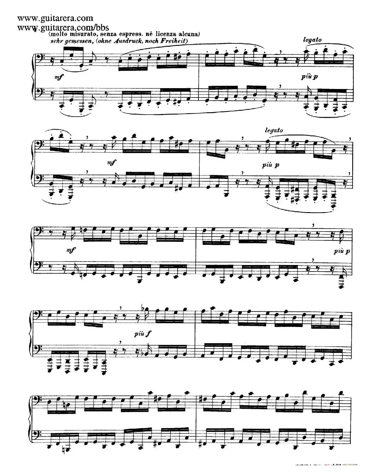 Toccata, Adagio and Fugue in C Major BWV 564 （C大调托卡塔、柔板和赋格）