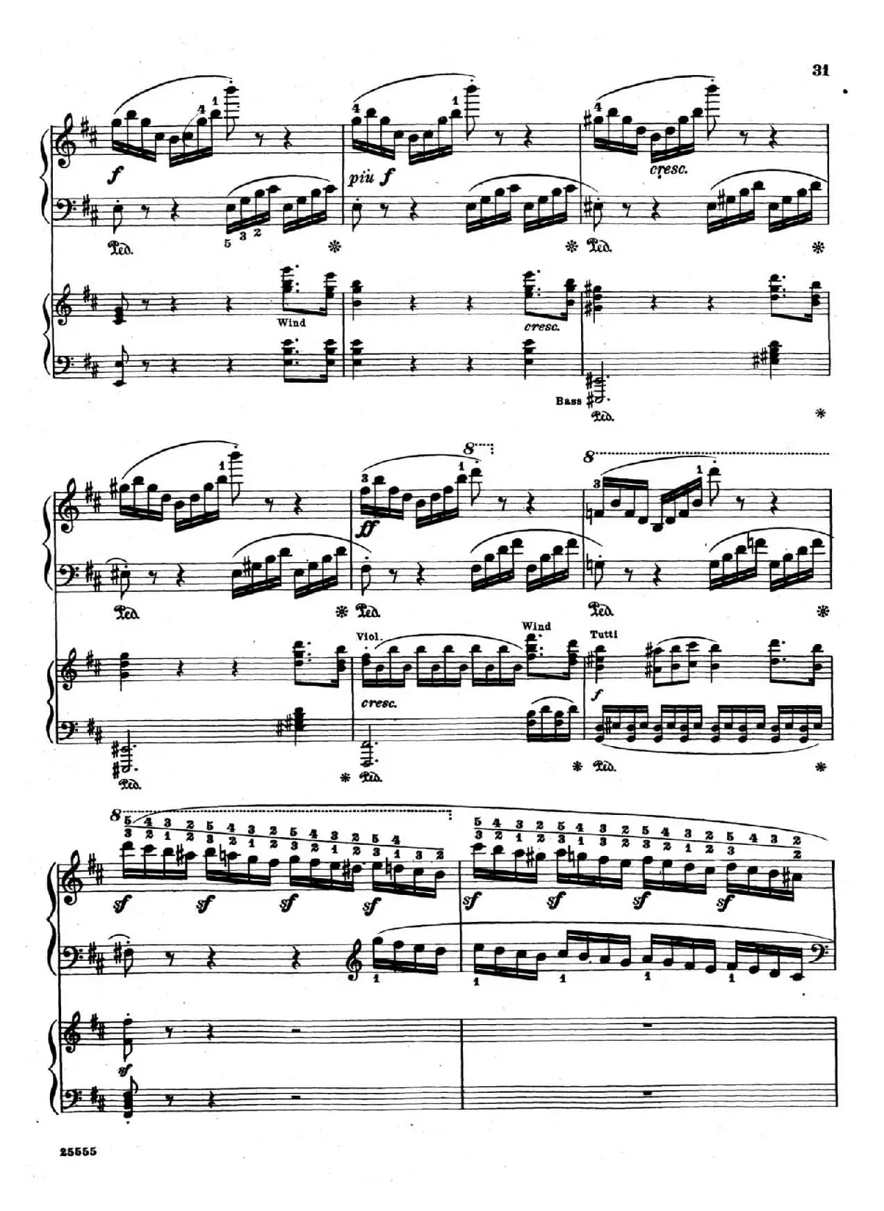 Capriccio Brillante in B Major Op.22（B大调华丽随想曲·双钢琴）