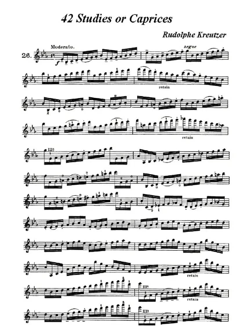 42首练习曲或隨想曲之26