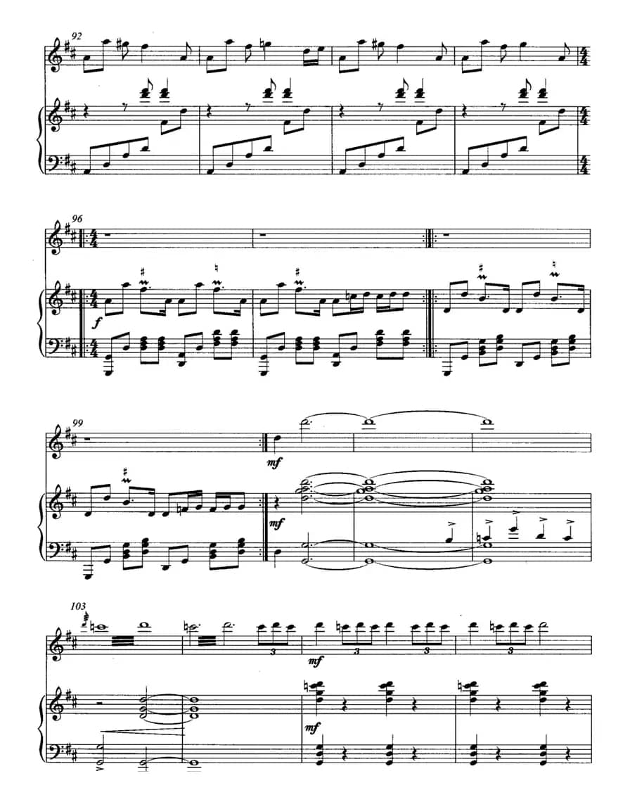 飞歌（笛子协奏曲+钢琴伴奏)P1—1）