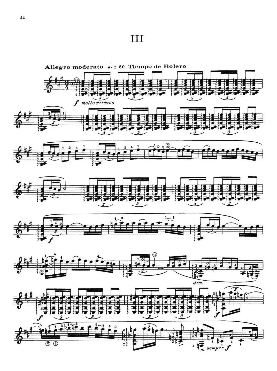 Joaquin Rodrigo Music for Guitar（罗德里戈吉他音乐P38-46）（古典吉他）