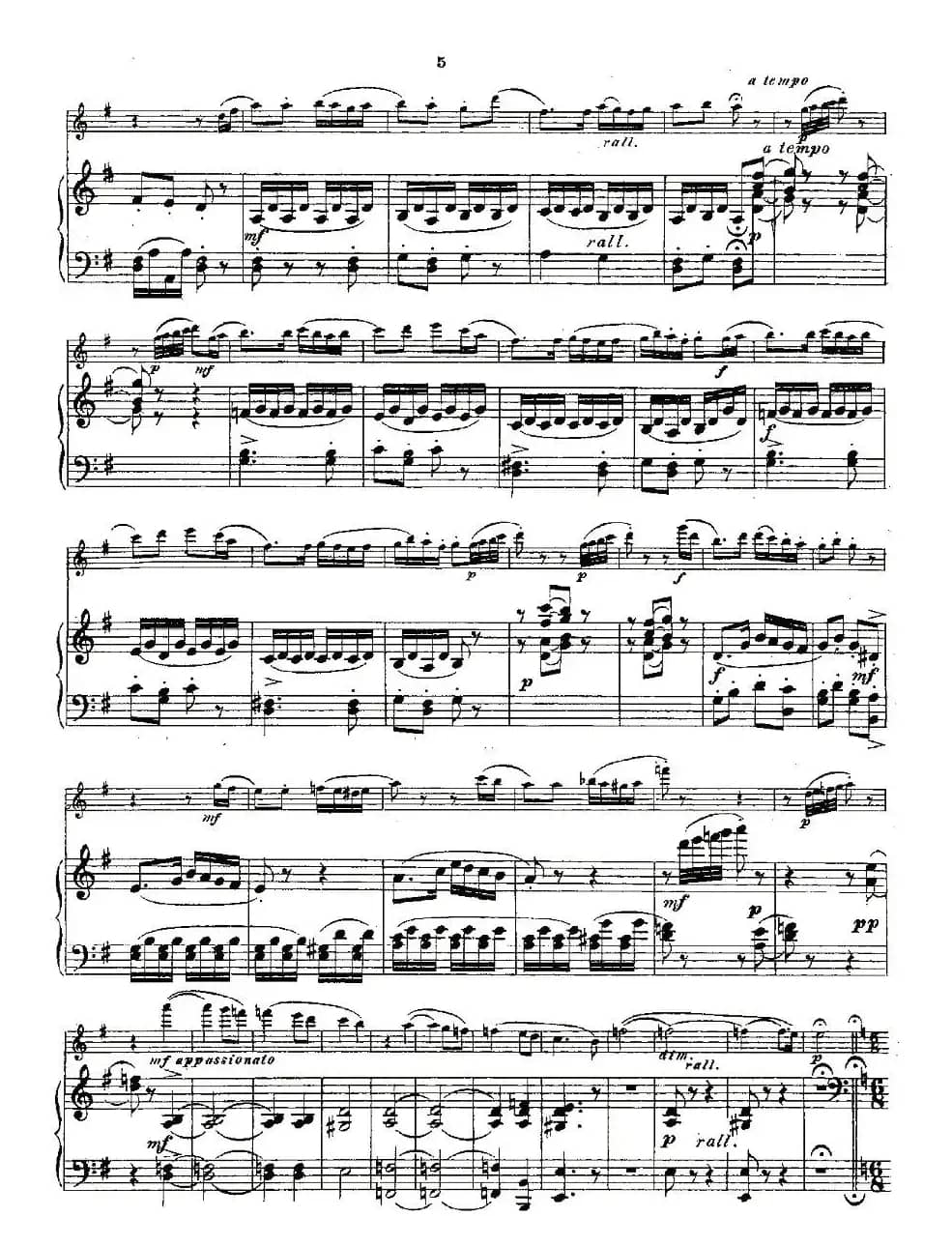 Opern-Transcriptionen.Op.45-8（长笛+钢琴伴奏）