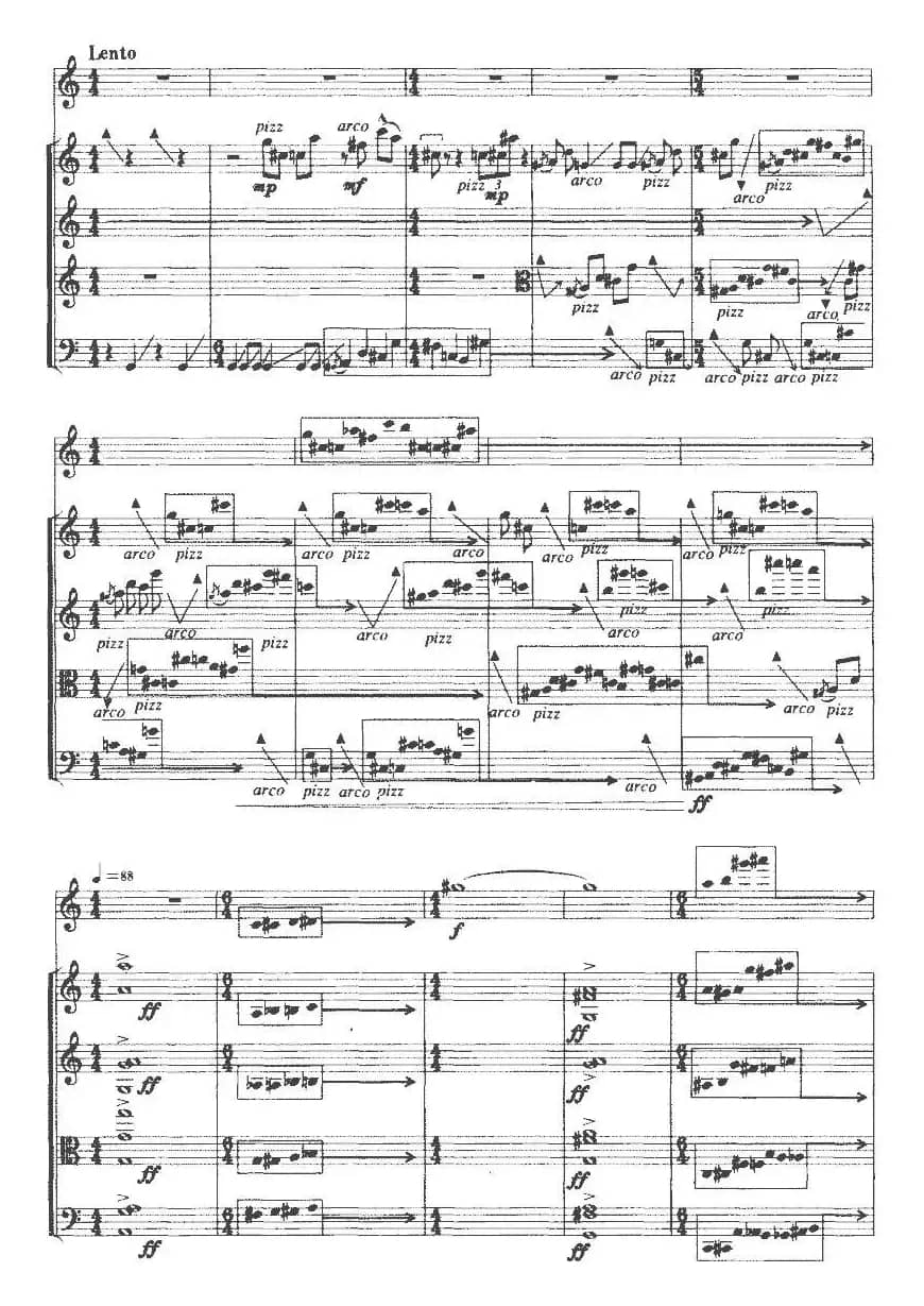 释（为黑管与四件弦乐器而作）