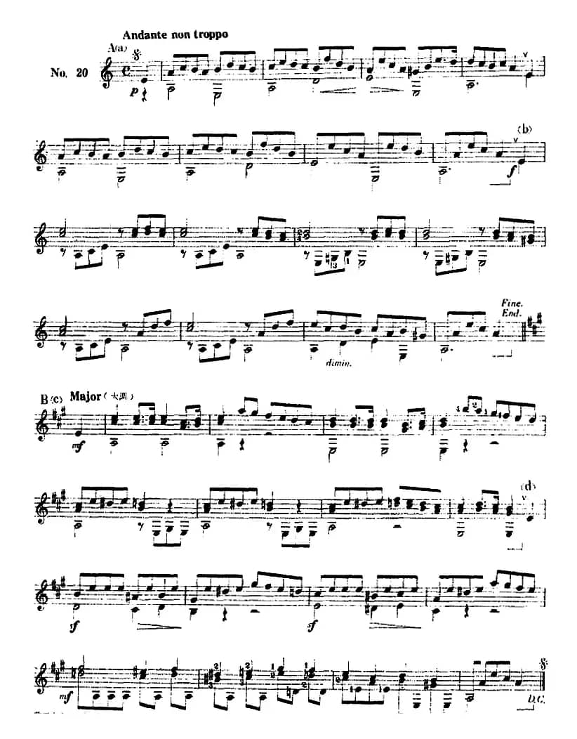 西班牙吉他独奏曲：五十首渐进练习曲