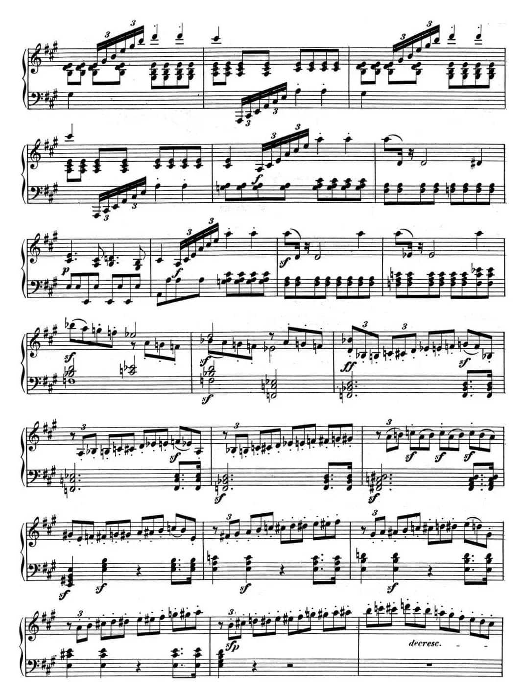 贝多芬钢琴奏鸣曲02 A大调 Op.2 No.2 A major